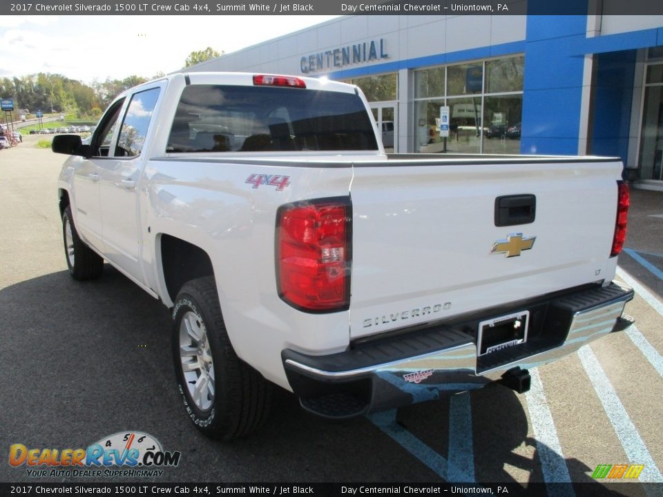 2017 Chevrolet Silverado 1500 LT Crew Cab 4x4 Summit White / Jet Black Photo #4