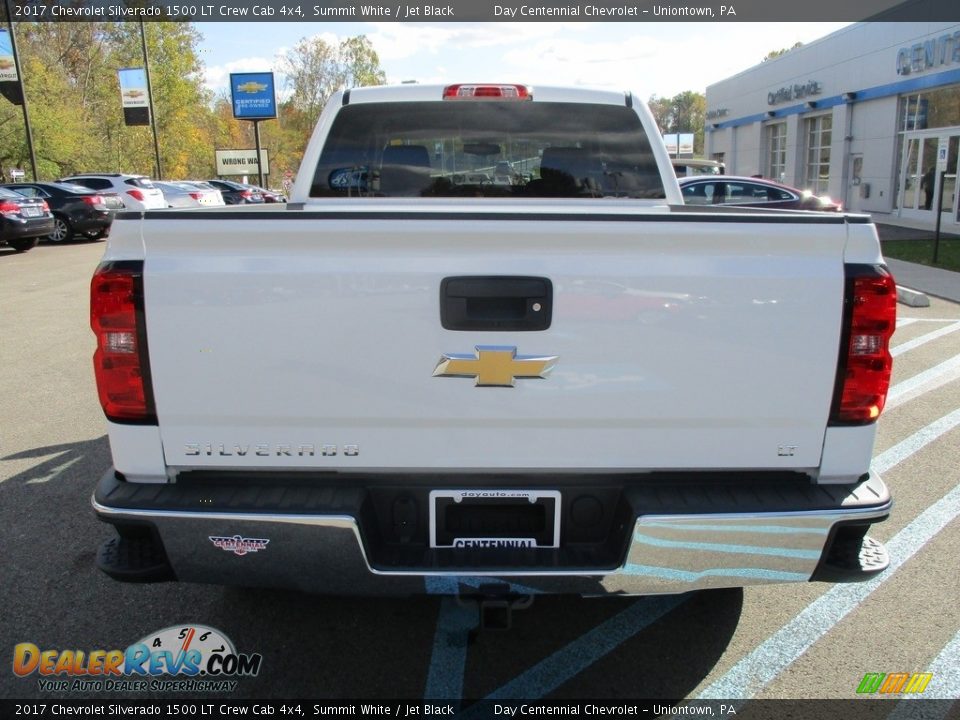 2017 Chevrolet Silverado 1500 LT Crew Cab 4x4 Summit White / Jet Black Photo #5