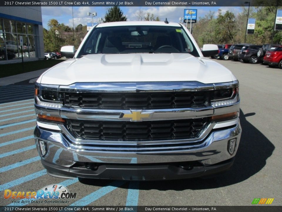 2017 Chevrolet Silverado 1500 LT Crew Cab 4x4 Summit White / Jet Black Photo #9