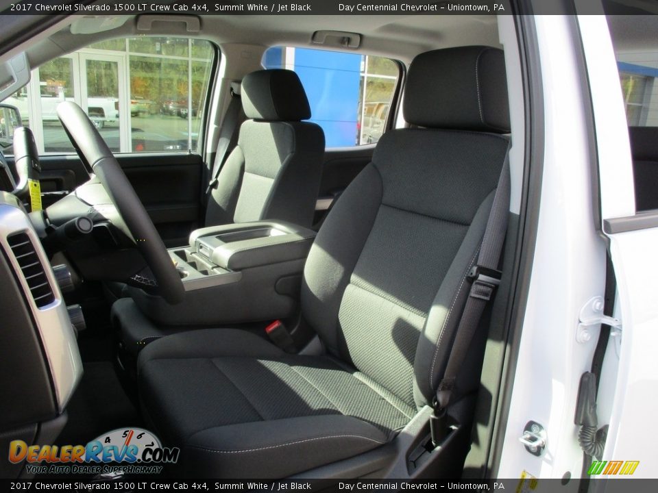 2017 Chevrolet Silverado 1500 LT Crew Cab 4x4 Summit White / Jet Black Photo #12