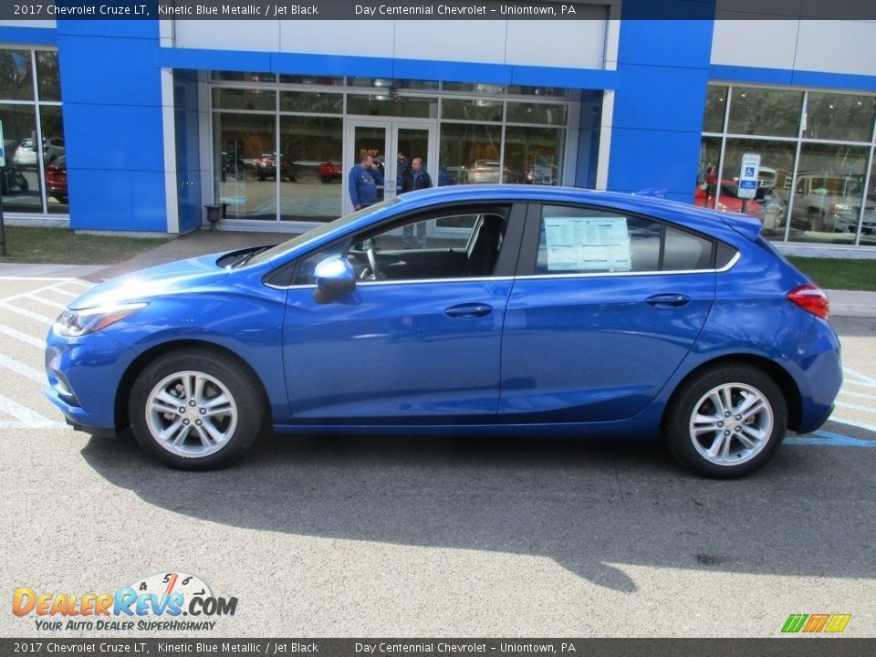 2017 Chevrolet Cruze LT Kinetic Blue Metallic / Jet Black Photo #2