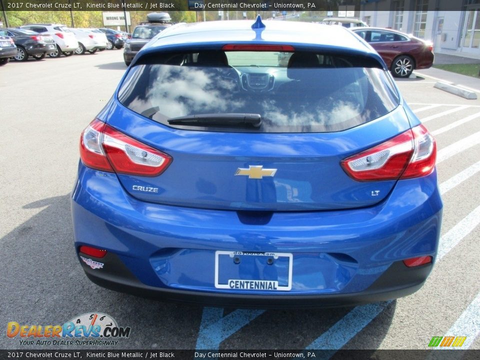 2017 Chevrolet Cruze LT Kinetic Blue Metallic / Jet Black Photo #6