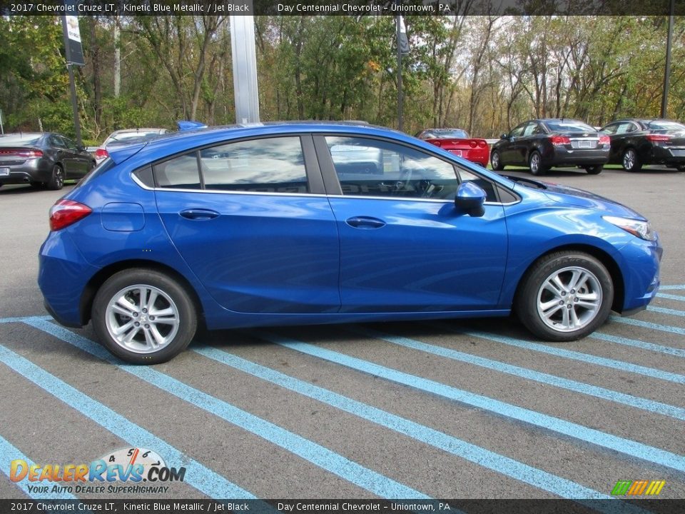 2017 Chevrolet Cruze LT Kinetic Blue Metallic / Jet Black Photo #8