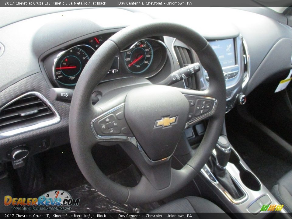 2017 Chevrolet Cruze LT Kinetic Blue Metallic / Jet Black Photo #15