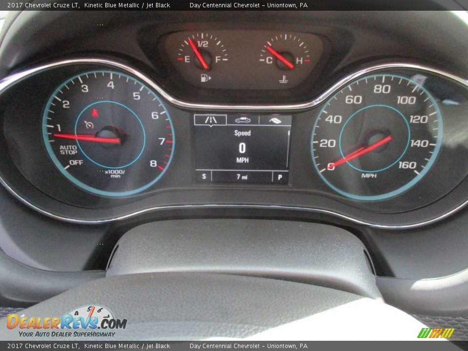 2017 Chevrolet Cruze LT Kinetic Blue Metallic / Jet Black Photo #20