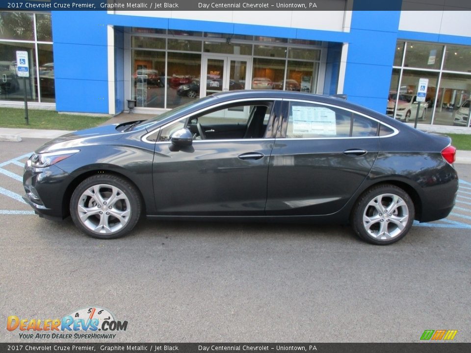 2017 Chevrolet Cruze Premier Graphite Metallic / Jet Black Photo #2