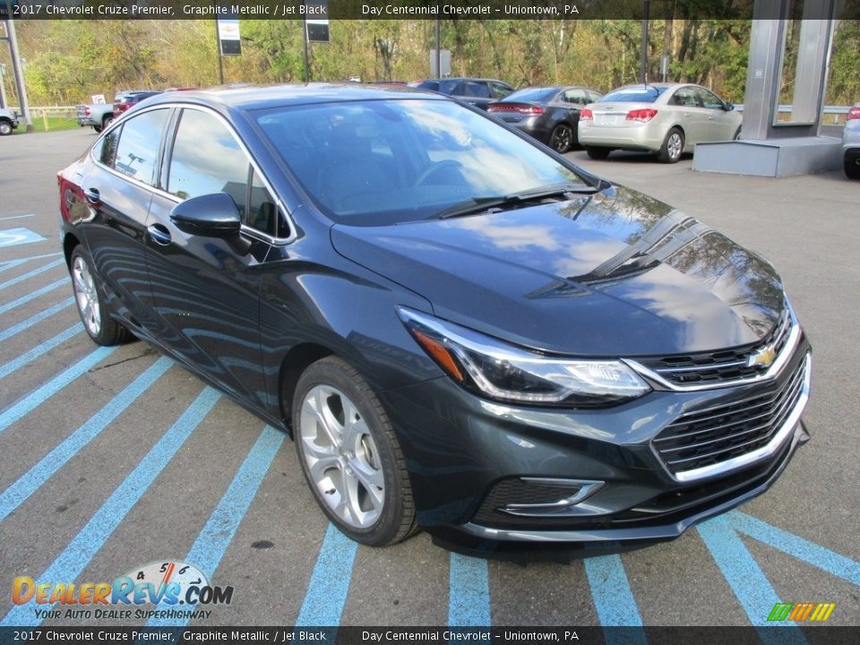 2017 Chevrolet Cruze Premier Graphite Metallic / Jet Black Photo #8