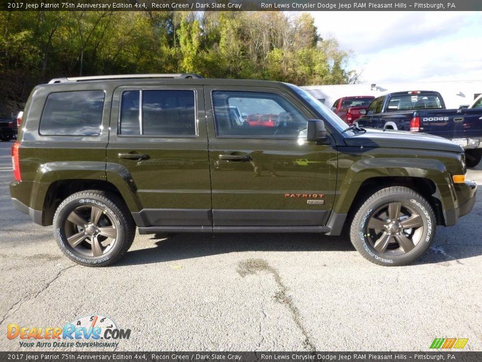 2017 Jeep Patriot 75th Anniversary Edition 4x4 Recon Green / Dark Slate Gray Photo #7