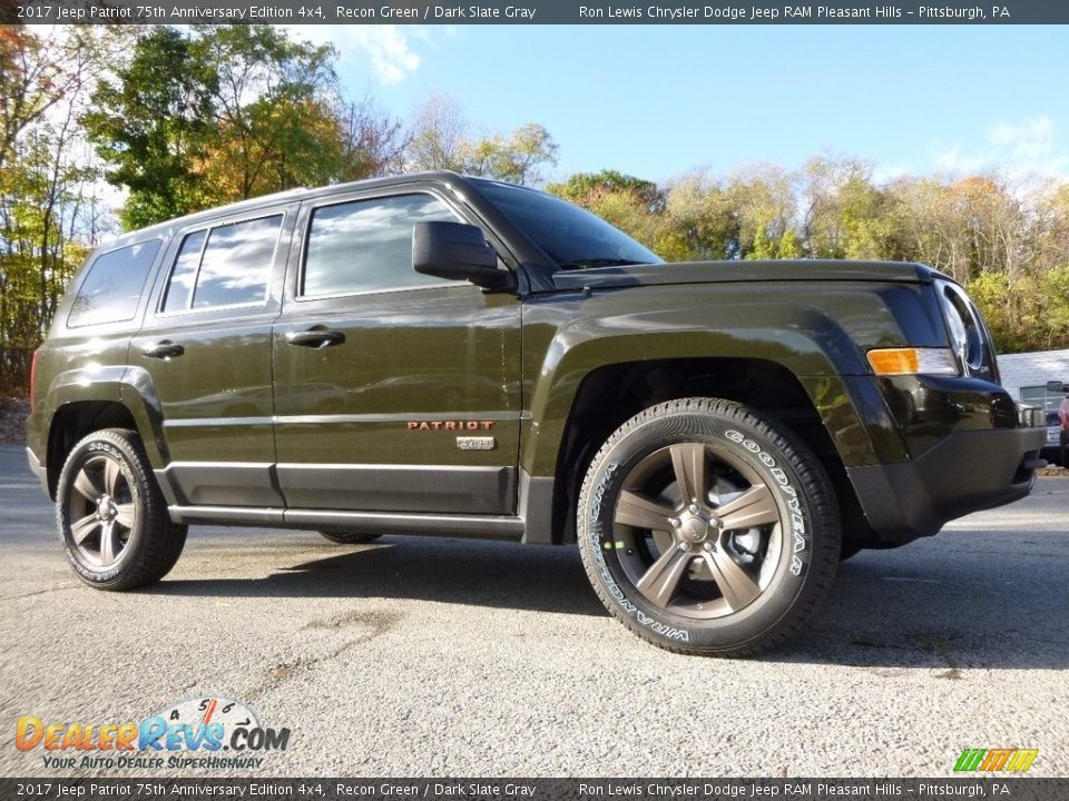 2017 Jeep Patriot 75th Anniversary Edition 4x4 Recon Green / Dark Slate Gray Photo #8