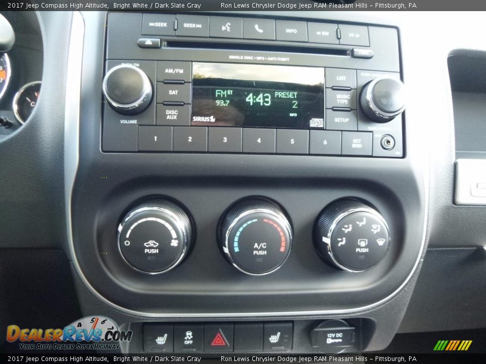 Controls of 2017 Jeep Compass High Altitude Photo #20