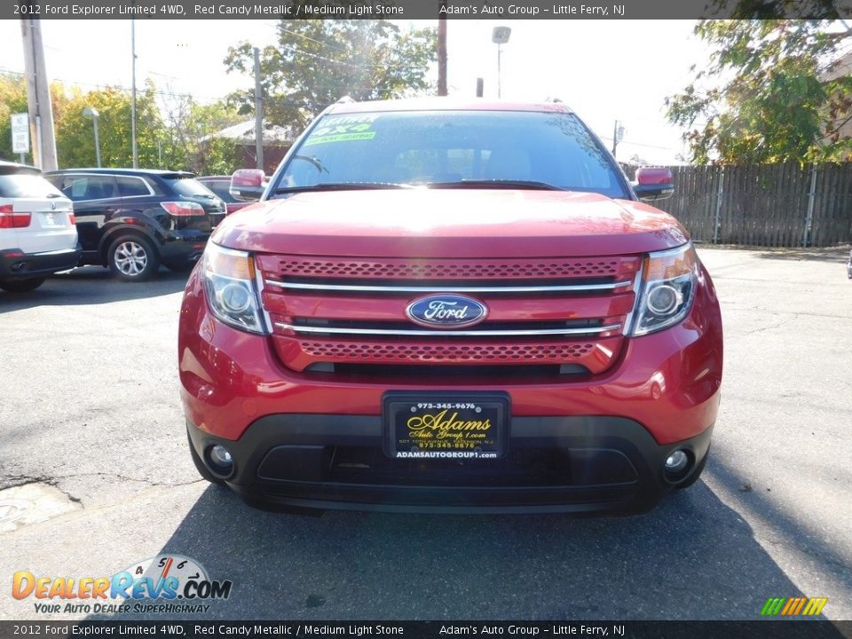 2012 Ford Explorer Limited 4WD Red Candy Metallic / Medium Light Stone Photo #2