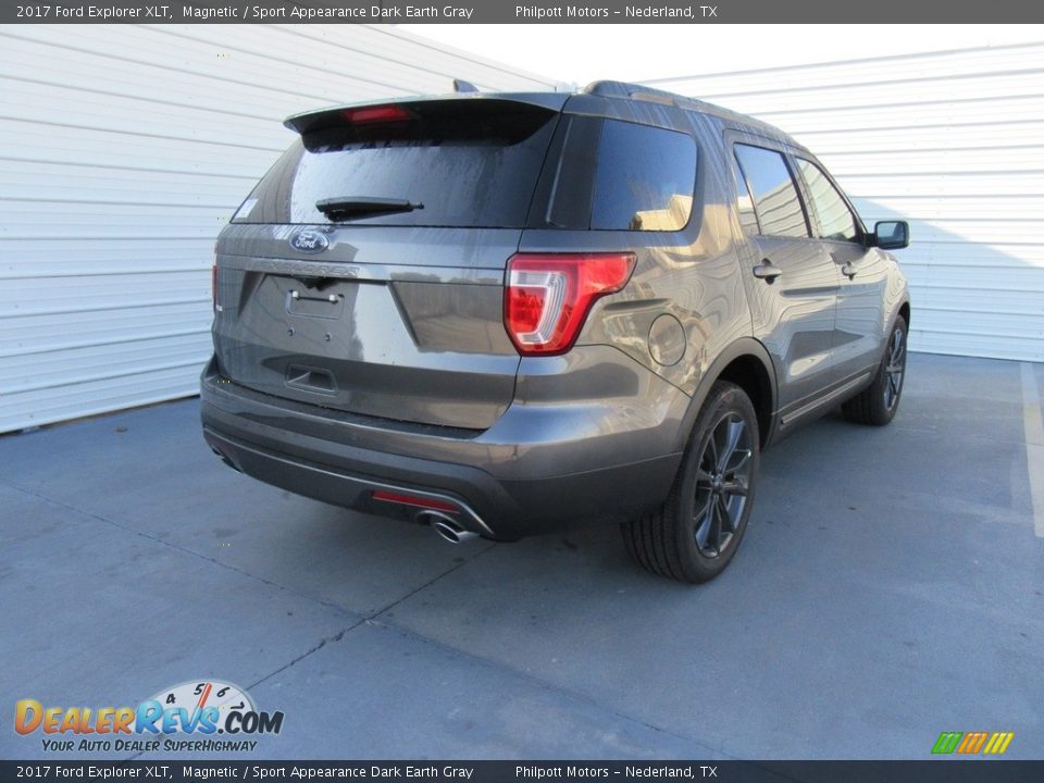 2017 Ford Explorer XLT Magnetic / Sport Appearance Dark Earth Gray Photo #4