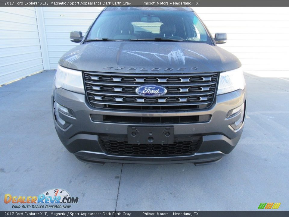 2017 Ford Explorer XLT Magnetic / Sport Appearance Dark Earth Gray Photo #8
