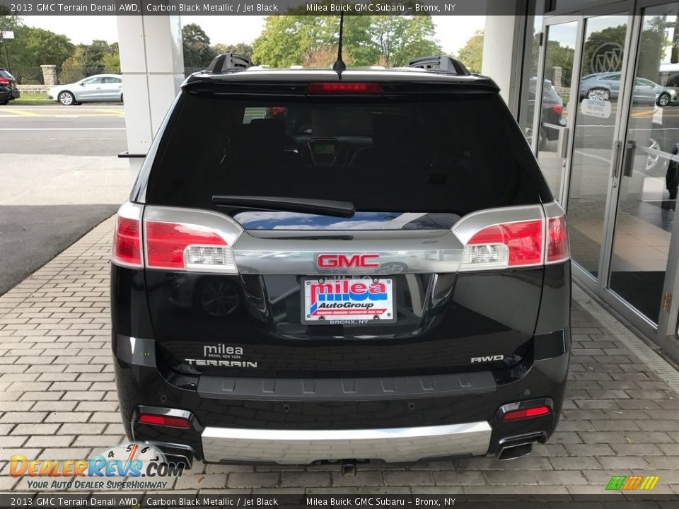 2013 GMC Terrain Denali AWD Carbon Black Metallic / Jet Black Photo #6