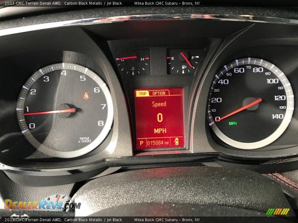 2013 GMC Terrain Denali AWD Carbon Black Metallic / Jet Black Photo #8