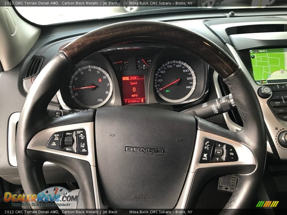 2013 GMC Terrain Denali AWD Carbon Black Metallic / Jet Black Photo #10