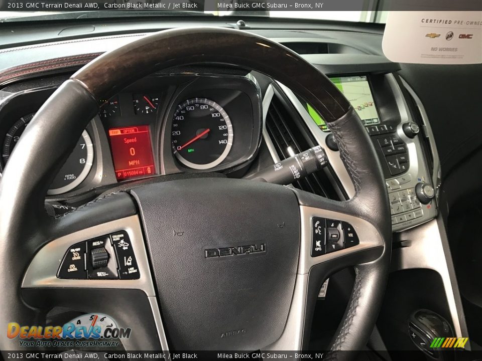 2013 GMC Terrain Denali AWD Carbon Black Metallic / Jet Black Photo #13