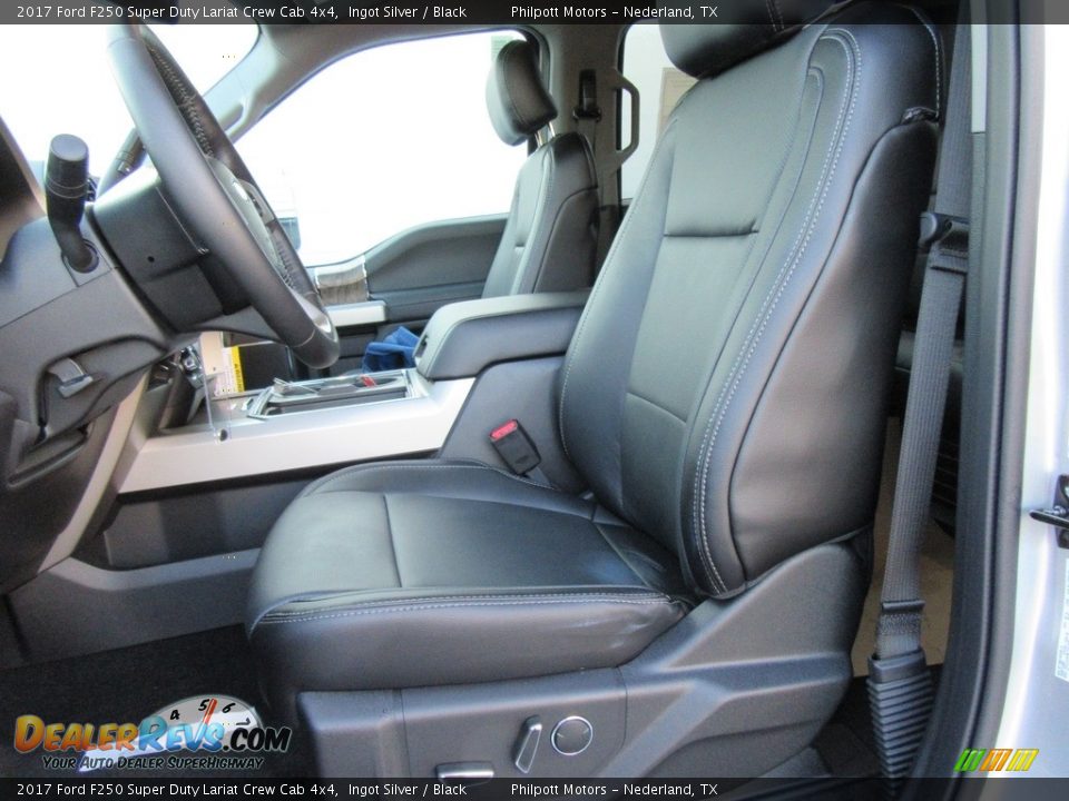 Black Interior - 2017 Ford F250 Super Duty Lariat Crew Cab 4x4 Photo #22