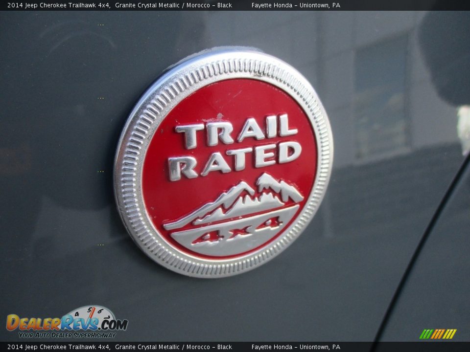 2014 Jeep Cherokee Trailhawk 4x4 Granite Crystal Metallic / Morocco - Black Photo #5