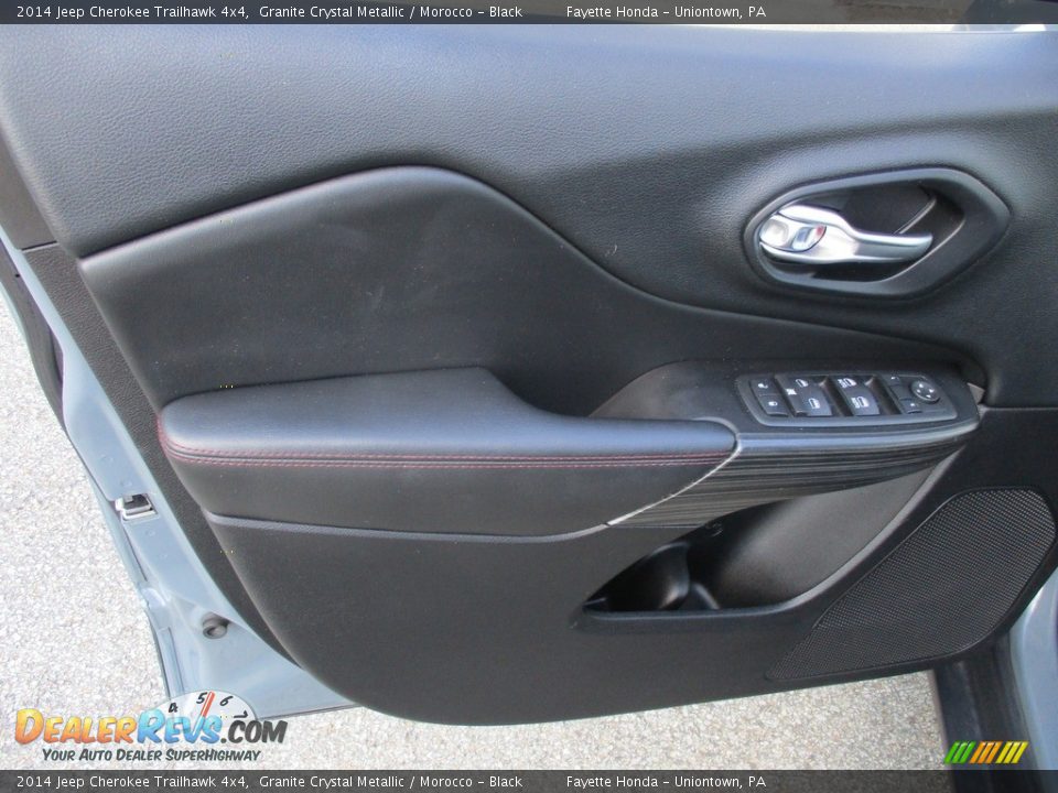 2014 Jeep Cherokee Trailhawk 4x4 Granite Crystal Metallic / Morocco - Black Photo #6