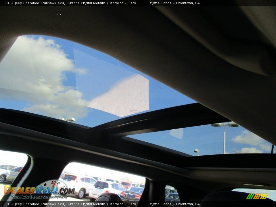 2014 Jeep Cherokee Trailhawk 4x4 Granite Crystal Metallic / Morocco - Black Photo #7