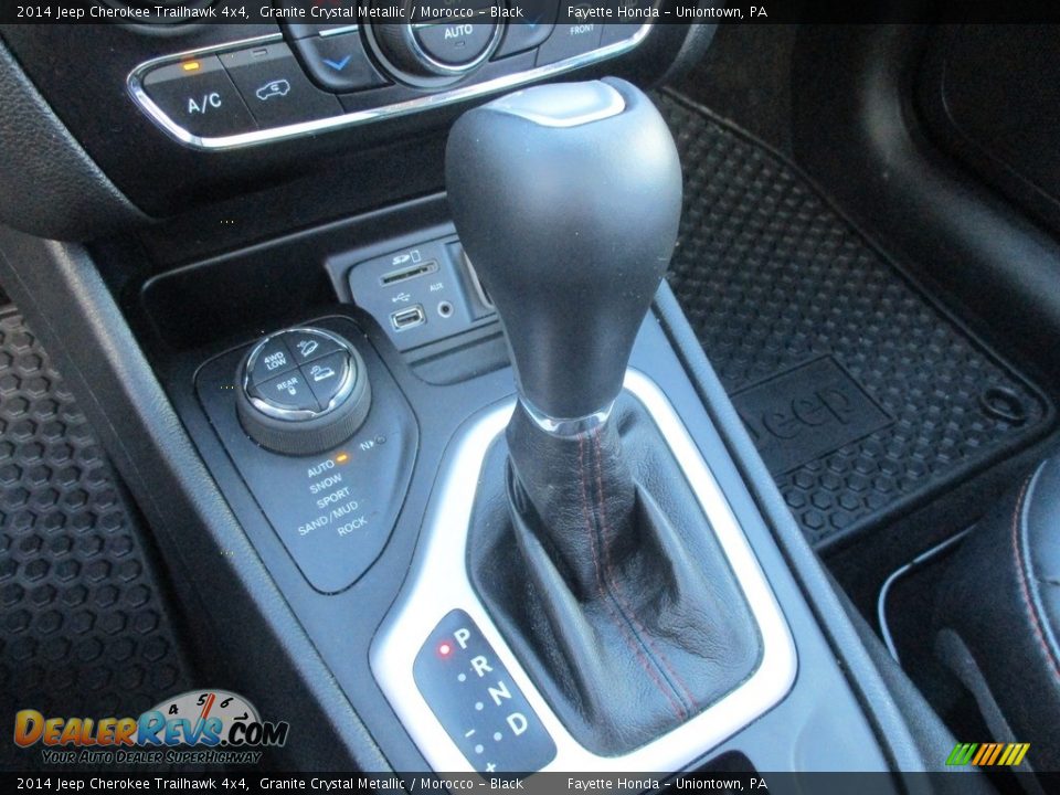 2014 Jeep Cherokee Trailhawk 4x4 Granite Crystal Metallic / Morocco - Black Photo #12