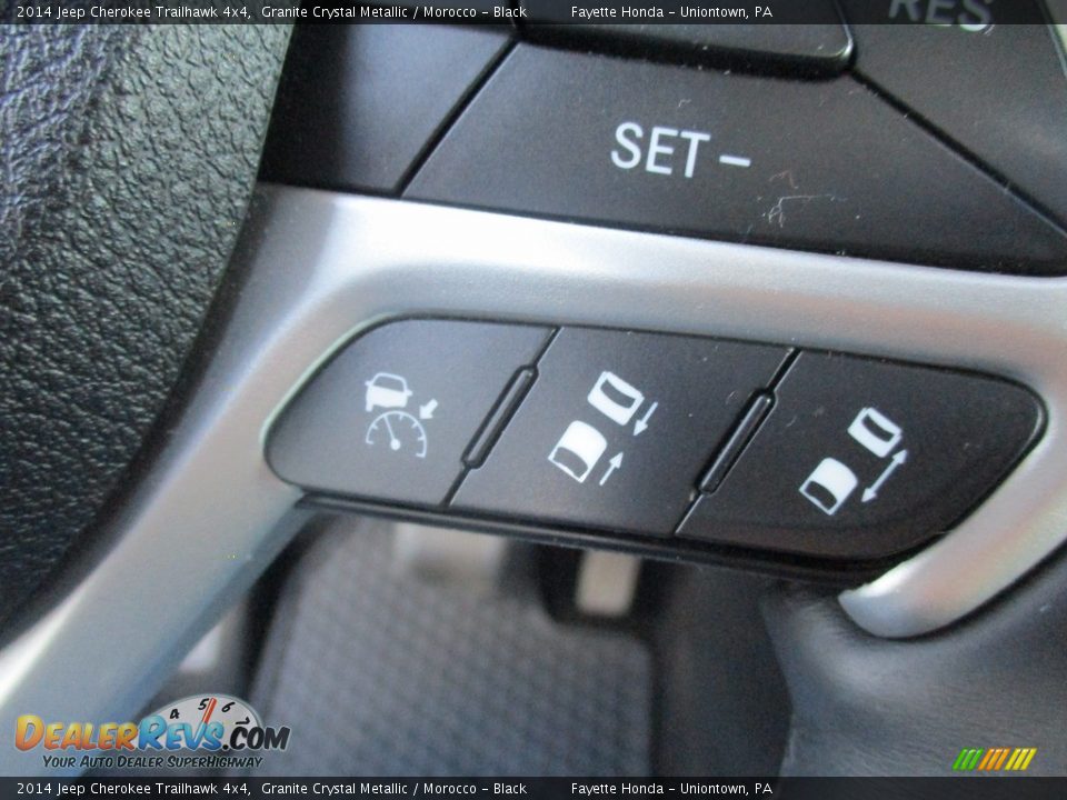 2014 Jeep Cherokee Trailhawk 4x4 Granite Crystal Metallic / Morocco - Black Photo #16