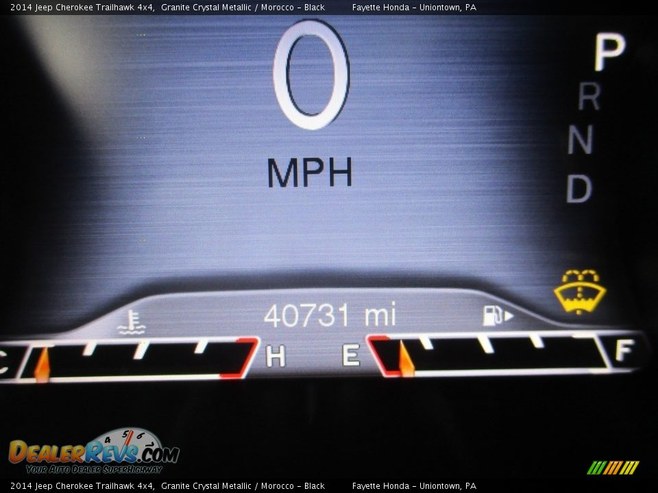 2014 Jeep Cherokee Trailhawk 4x4 Granite Crystal Metallic / Morocco - Black Photo #20