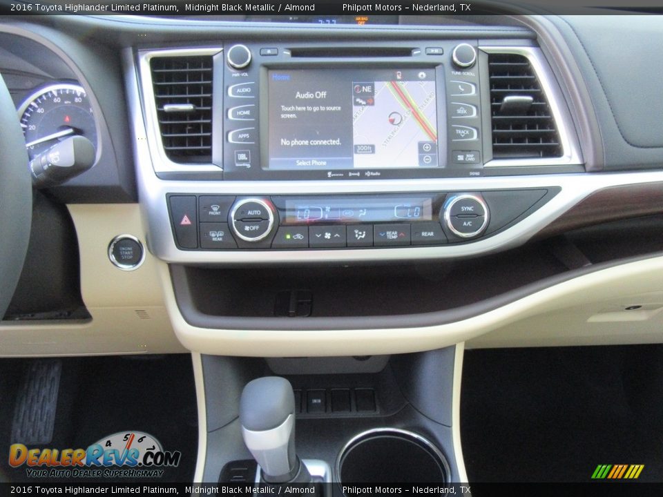 2016 Toyota Highlander Limited Platinum Midnight Black Metallic / Almond Photo #27