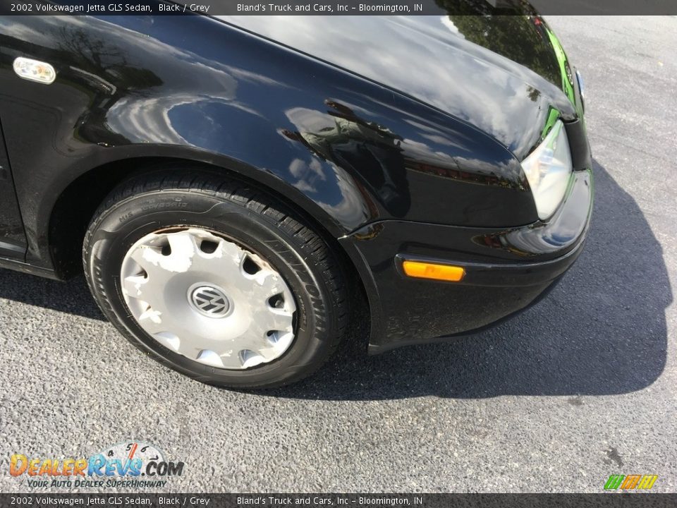 2002 Volkswagen Jetta GLS Sedan Black / Grey Photo #24
