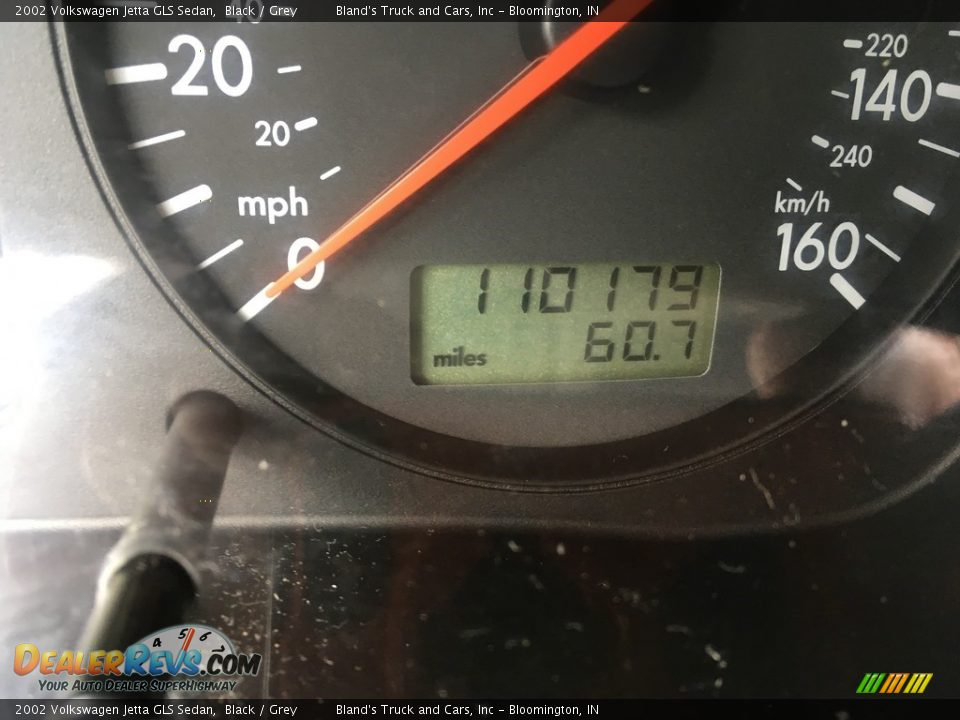 2002 Volkswagen Jetta GLS Sedan Black / Grey Photo #32