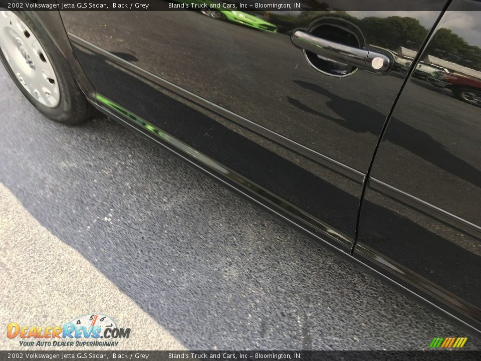 2002 Volkswagen Jetta GLS Sedan Black / Grey Photo #33