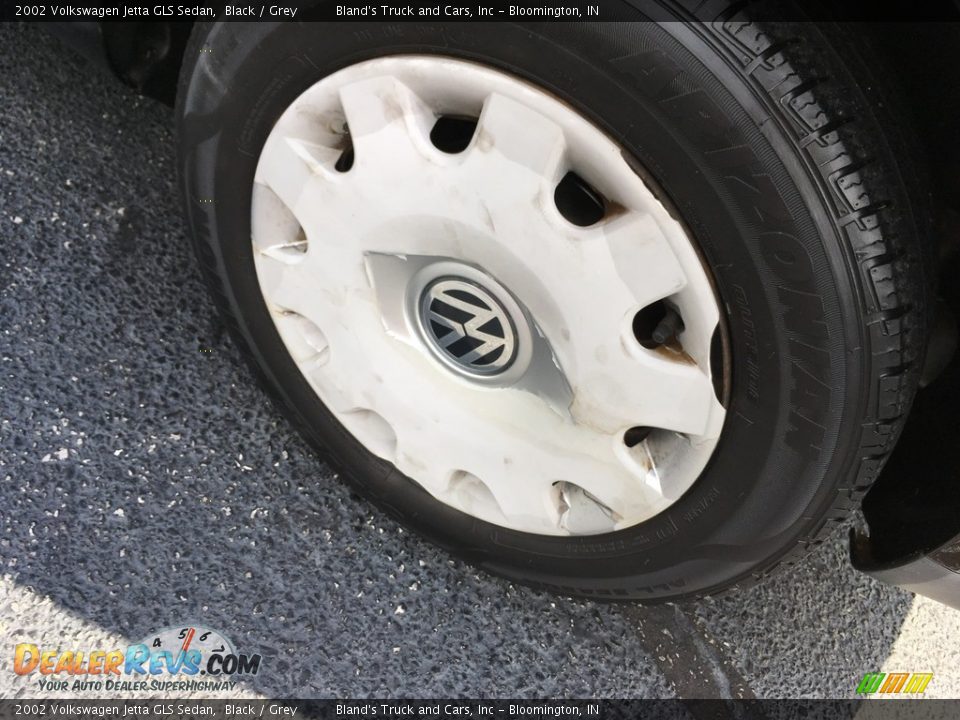 2002 Volkswagen Jetta GLS Sedan Black / Grey Photo #35