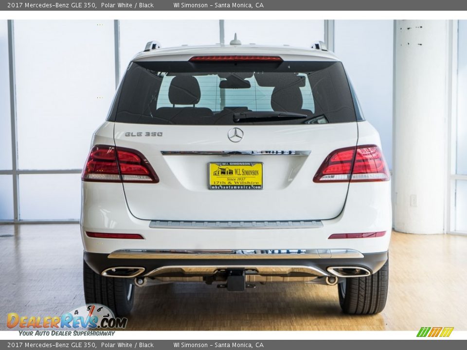 2017 Mercedes-Benz GLE 350 Polar White / Black Photo #4