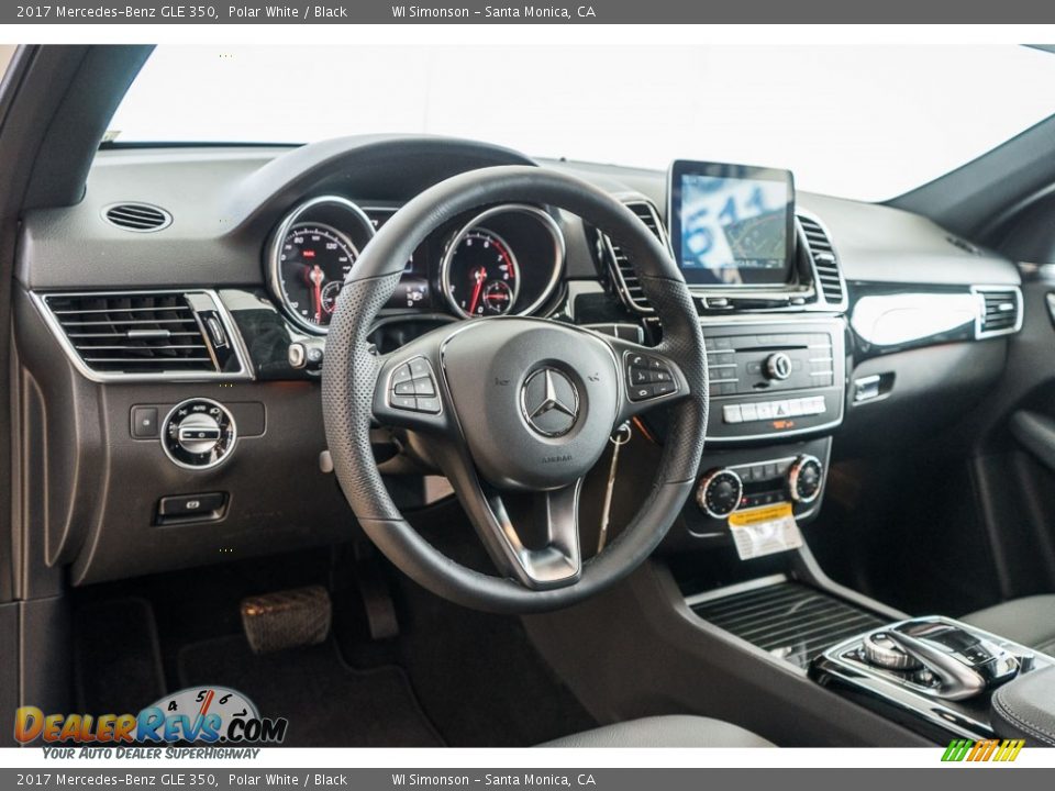 2017 Mercedes-Benz GLE 350 Polar White / Black Photo #5