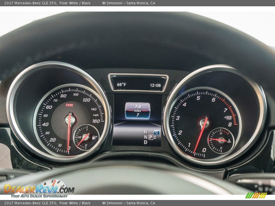 2017 Mercedes-Benz GLE 350 Polar White / Black Photo #7