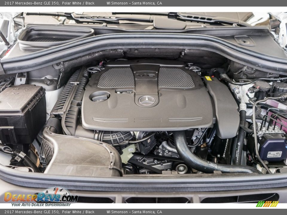 2017 Mercedes-Benz GLE 350 Polar White / Black Photo #9