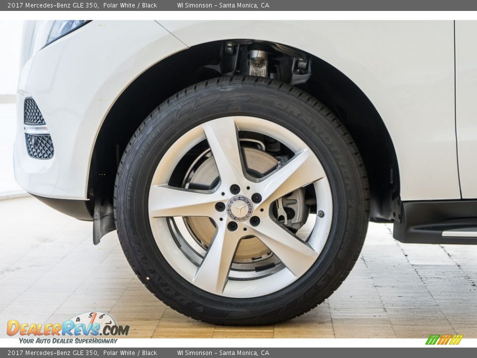 2017 Mercedes-Benz GLE 350 Polar White / Black Photo #10
