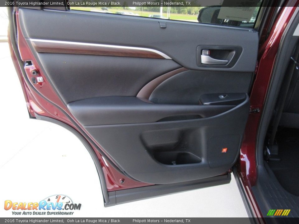 2016 Toyota Highlander Limited Ooh La La Rouge Mica / Black Photo #18