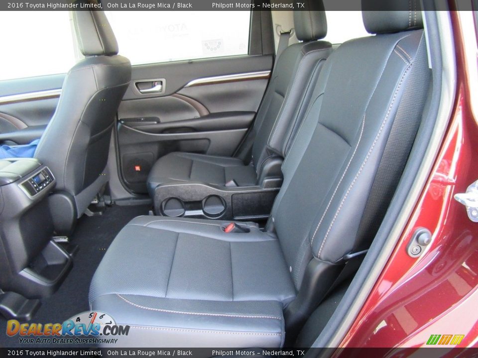 2016 Toyota Highlander Limited Ooh La La Rouge Mica / Black Photo #19