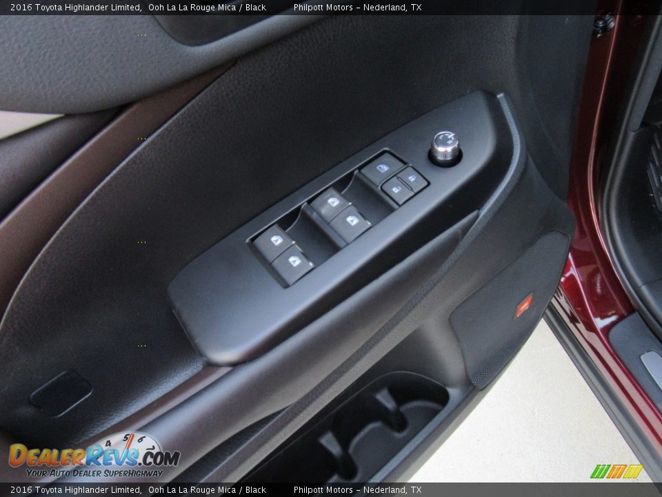 2016 Toyota Highlander Limited Ooh La La Rouge Mica / Black Photo #21