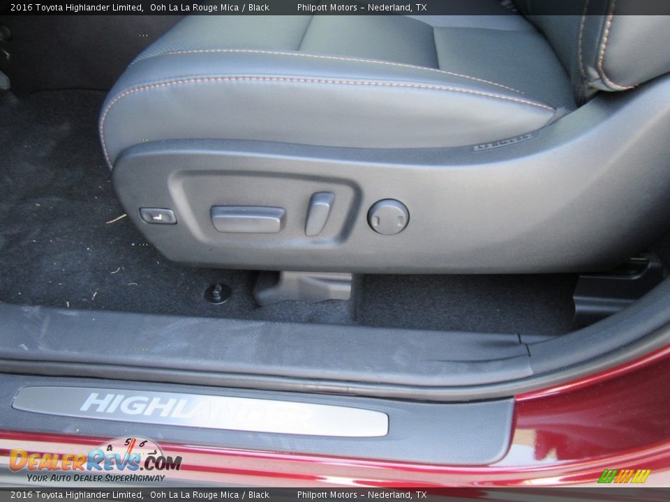 2016 Toyota Highlander Limited Ooh La La Rouge Mica / Black Photo #23