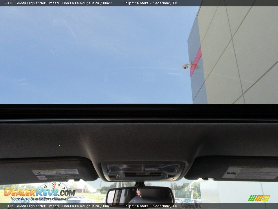 2016 Toyota Highlander Limited Ooh La La Rouge Mica / Black Photo #24