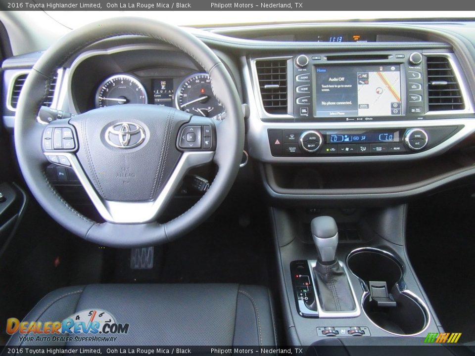2016 Toyota Highlander Limited Ooh La La Rouge Mica / Black Photo #25
