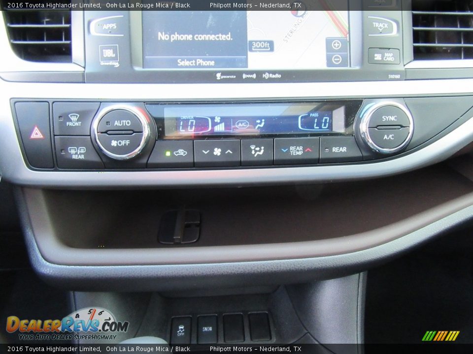 2016 Toyota Highlander Limited Ooh La La Rouge Mica / Black Photo #28
