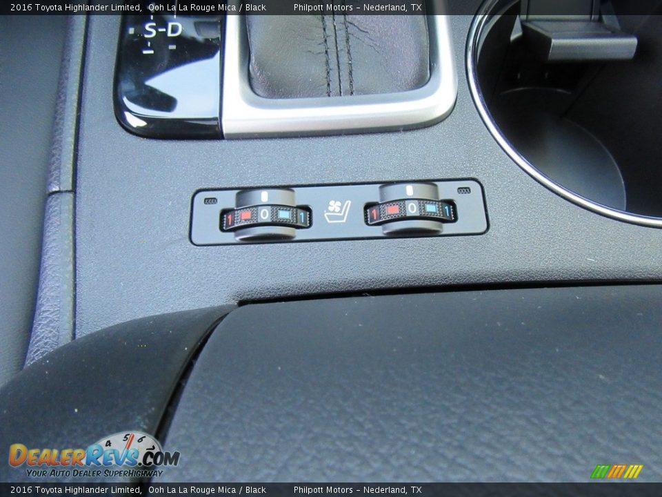 2016 Toyota Highlander Limited Ooh La La Rouge Mica / Black Photo #30