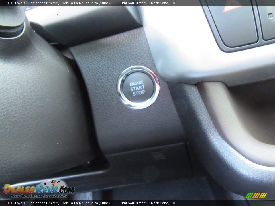 2016 Toyota Highlander Limited Ooh La La Rouge Mica / Black Photo #31