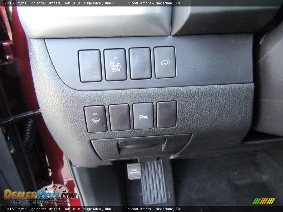 2016 Toyota Highlander Limited Ooh La La Rouge Mica / Black Photo #34