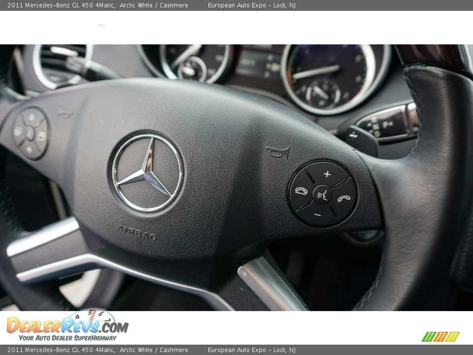2011 Mercedes-Benz GL 450 4Matic Arctic White / Cashmere Photo #19