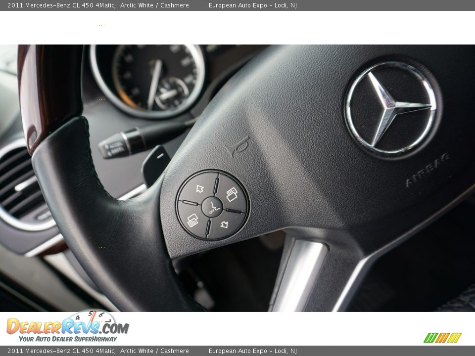 2011 Mercedes-Benz GL 450 4Matic Arctic White / Cashmere Photo #20